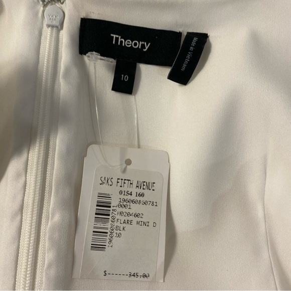 Theory White Textured Fabric Material dress - Picture 10 of 12